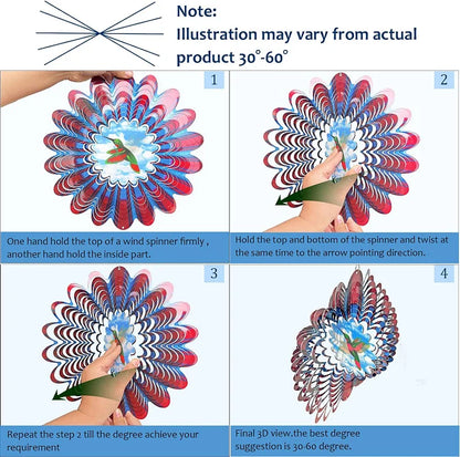💫LAST DAY SALE 49% OFF🔥3D Dynamic Wind Spinner